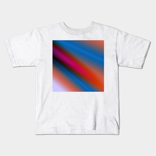 blue red texture art Kids T-Shirt by Artistic_st